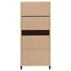 Nestor Tobacco 2-Drawer Tall Accent Cabinet with 2 Doors