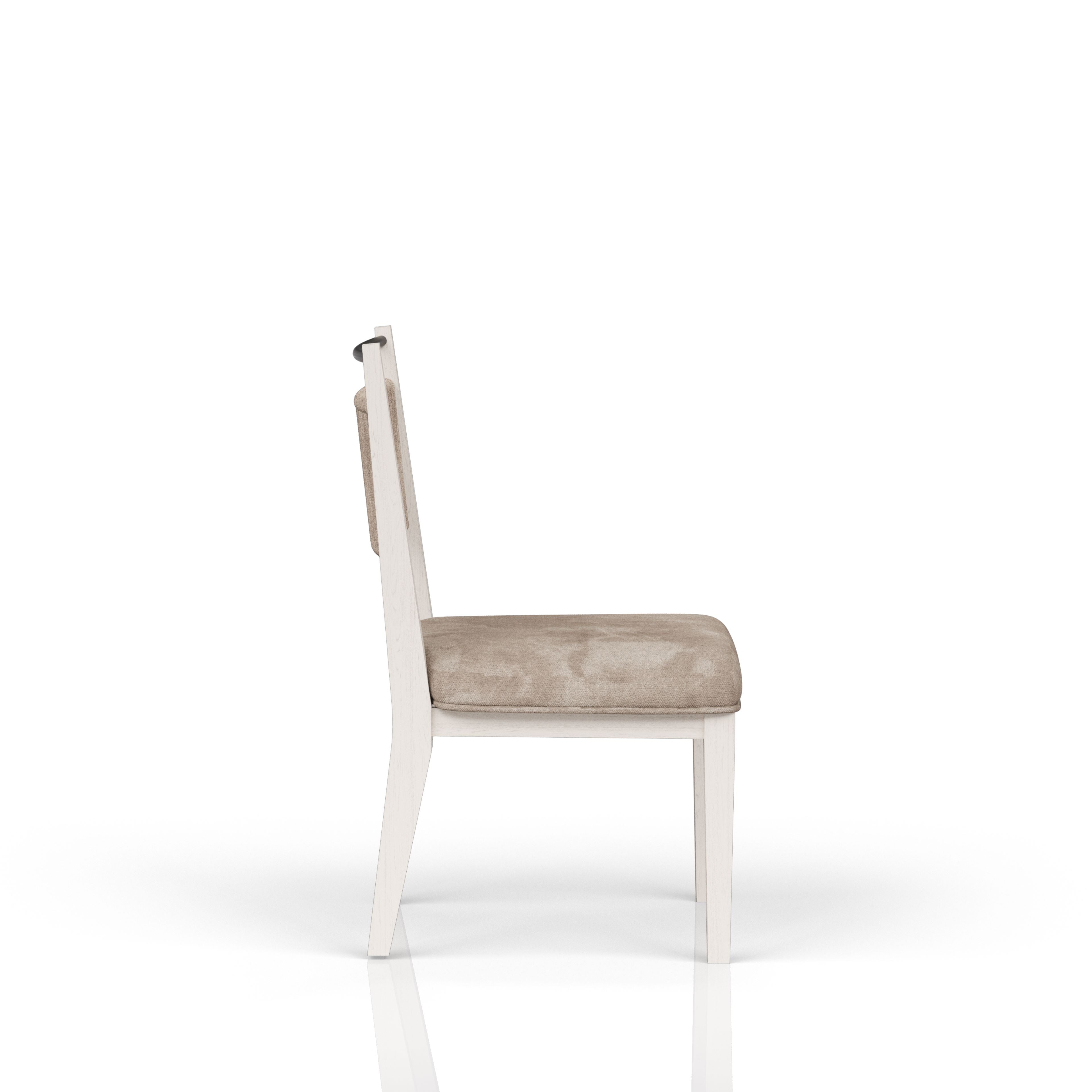Rope Back Chair - Vanilla / Carmel (Set of 2)