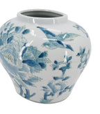 7.9x6.3x13" Porcelain Ginger Jar