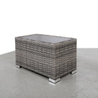 Chesterville Mixed Grey Slatted Side Table