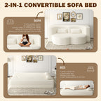 Modern Floor Sofa with 2 Pillows