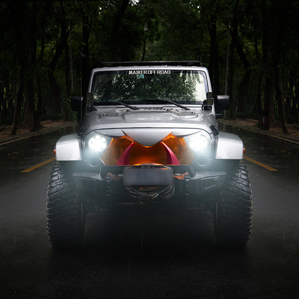 Halloween Front Grille Grid Grill for Jeep Wrangler JK/JKU