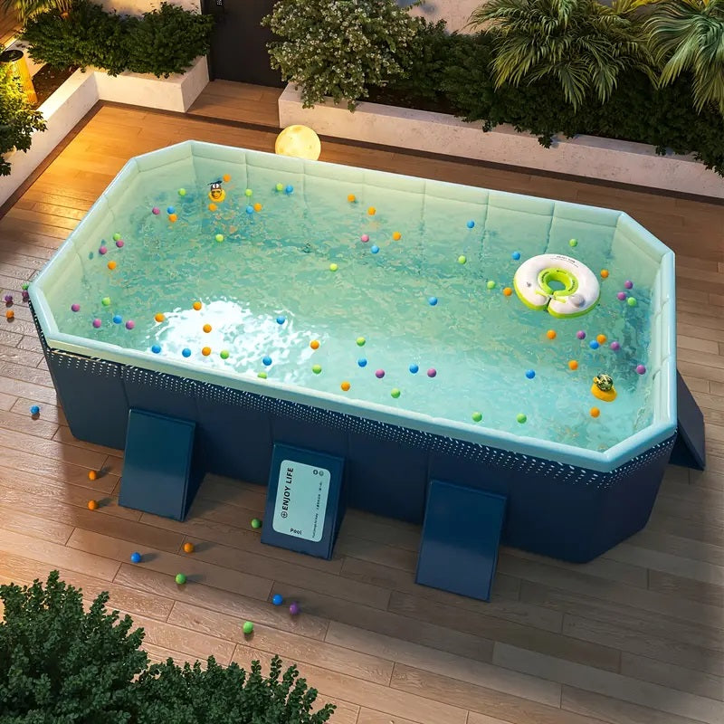 2.1m PVC Folding Pool (Not Inflatable)