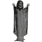 Outsunny 74" Life Size Outdoor Halloween Skeleton Witch Decoration