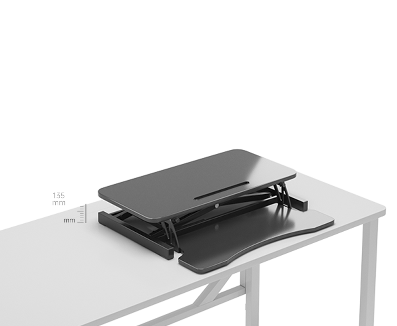 32 Inch Desk Converter, Height Adjustable Sit to Stand Riser