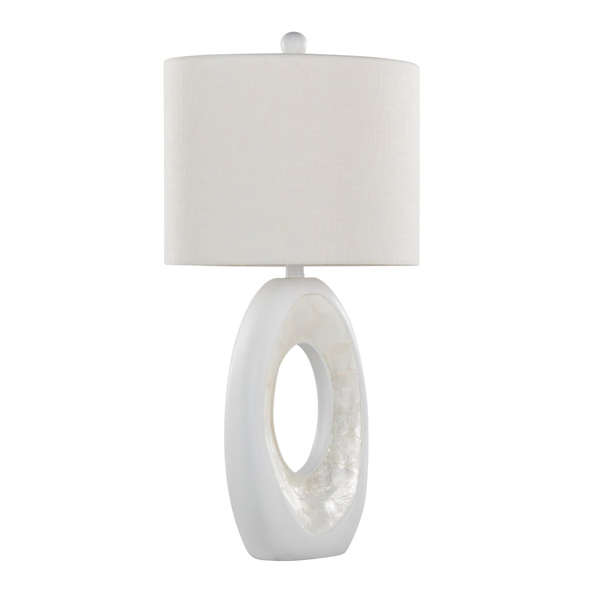 Pearl 29" Contemporary Polyresin Table Lamp in Matte