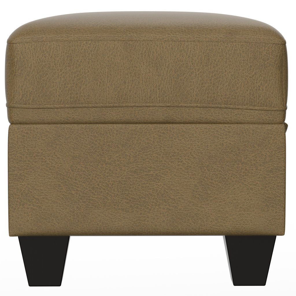 Brown Storage Ottoman