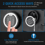 Digital Keypad Two Lock Depository Safe - 1.62 Cubic Ft