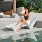 Quick Assembly S-shaped Pool Lounger