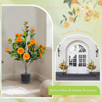Artificial Camellia Tree 2 Pack