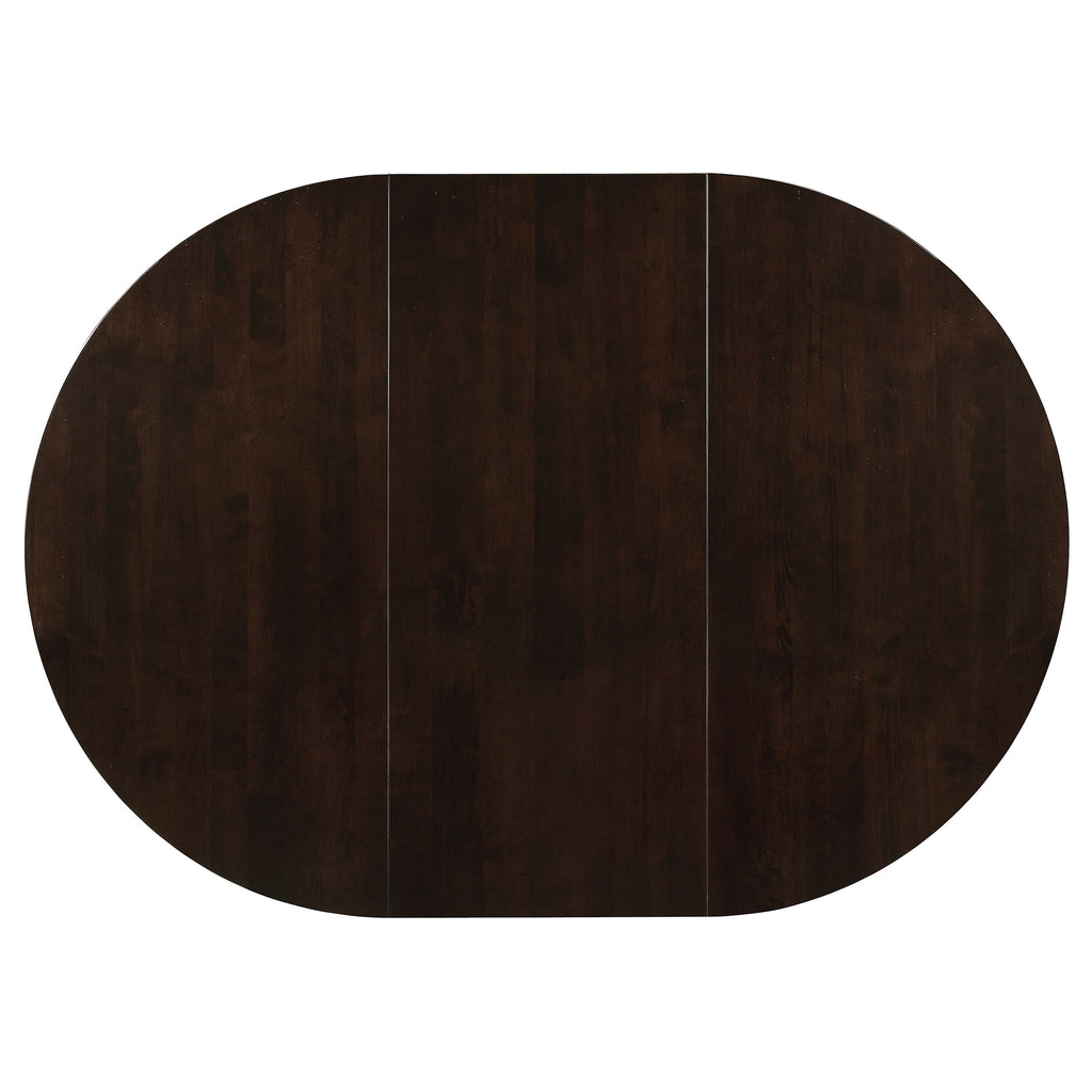 Gabriel 7-Piece Extension Leaf Dining Table Set - Cappuccino