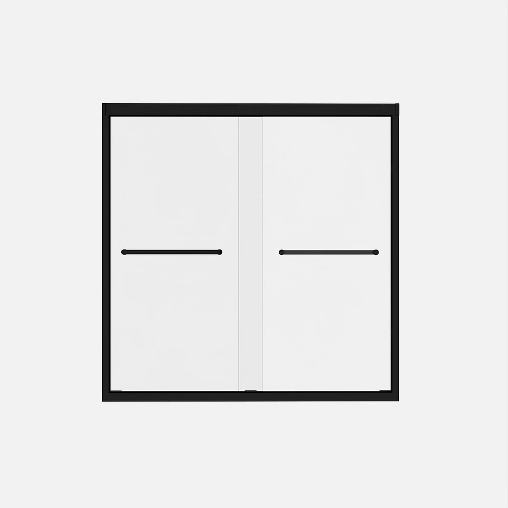 Tempered Glass Double Sliding Shower Door