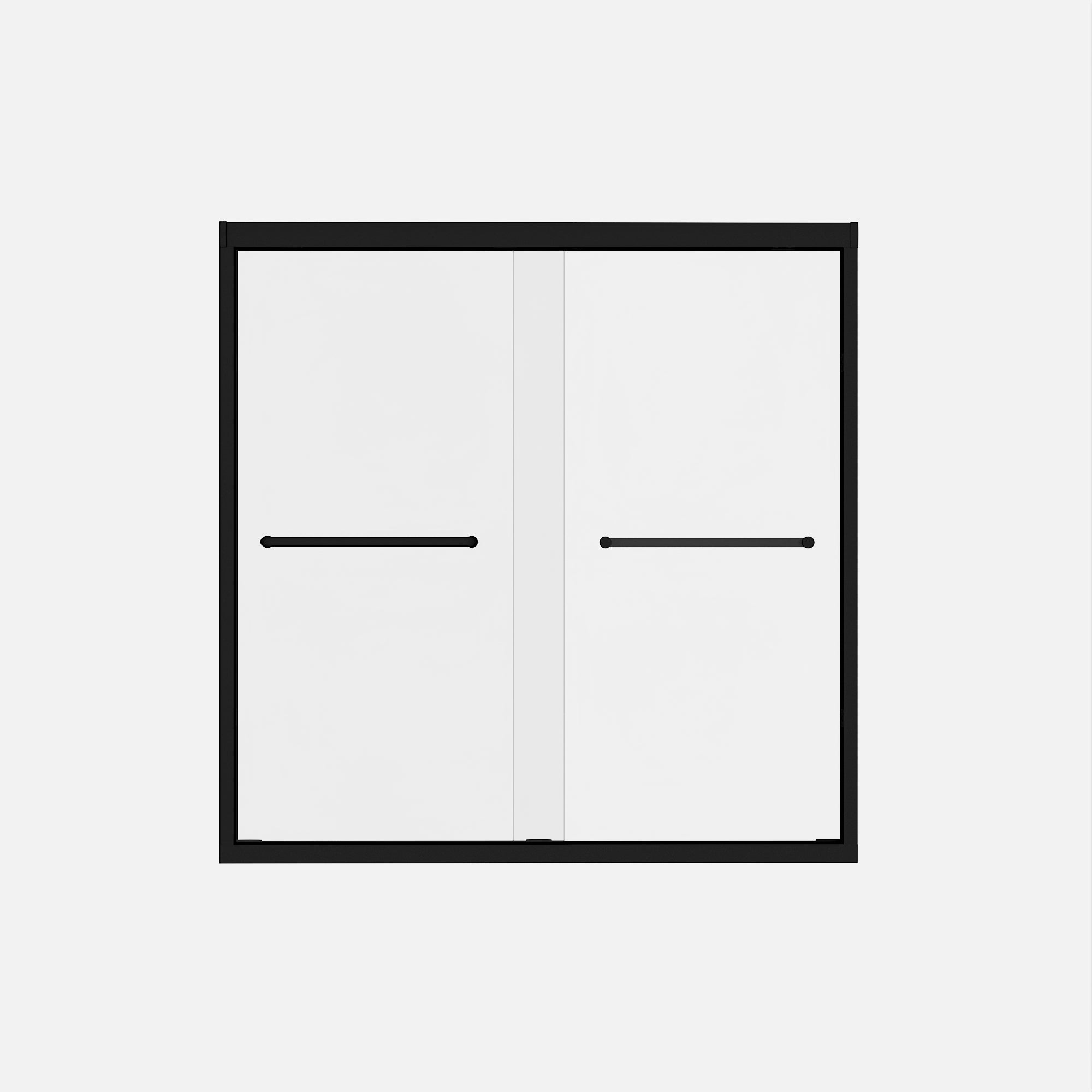 Tempered Glass Double Sliding Shower Door