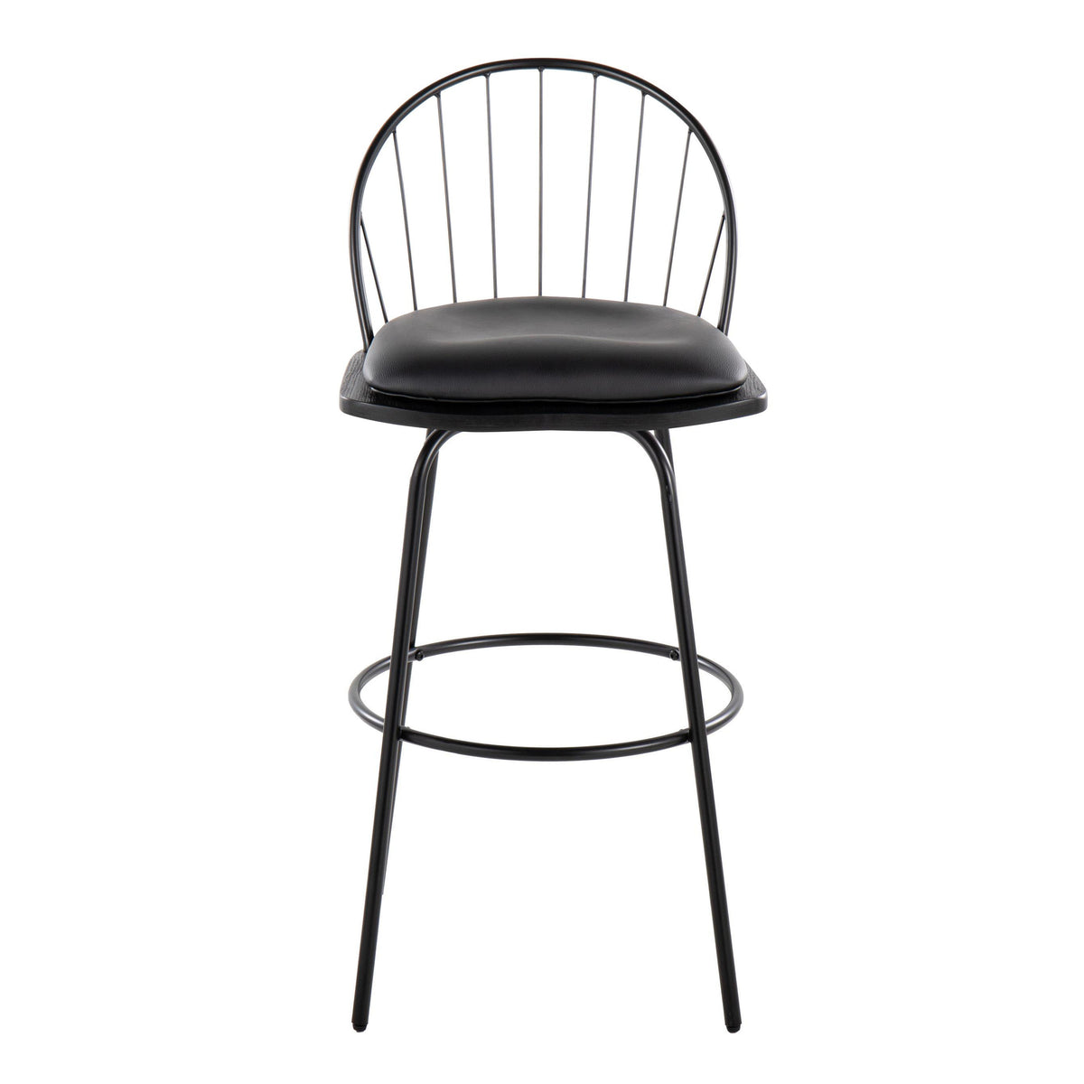30" Fixed-Height Barstool with Swivel