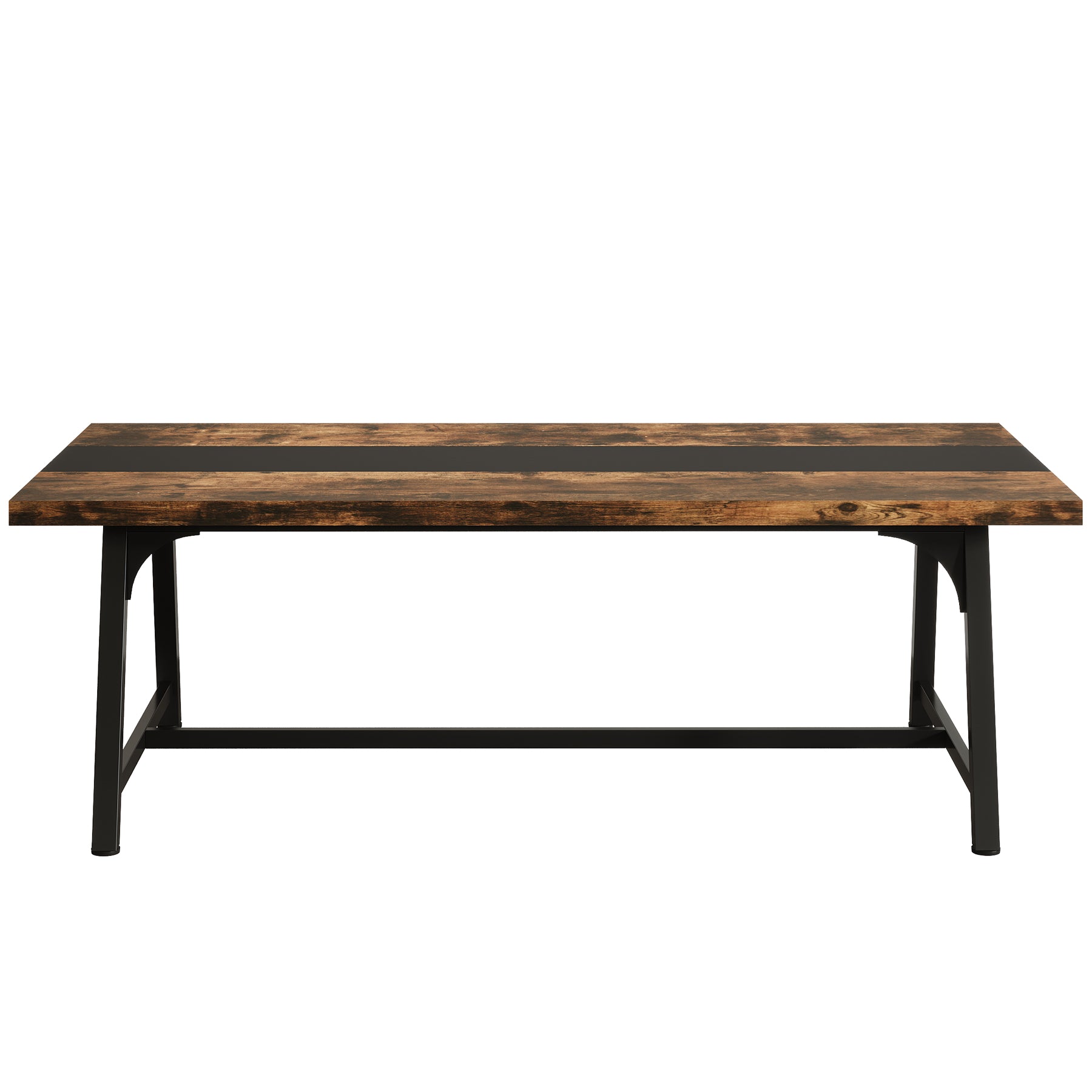 Modern Rectangular Conference Table for 6-8 People