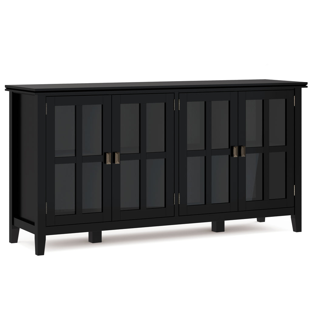 Artisan 66 Inch Wide Solid Wood 4 Door Storage Cabinet