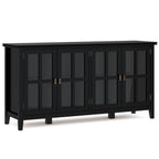 Artisan 66 Inch Wide Solid Wood 4 Door Storage Cabinet