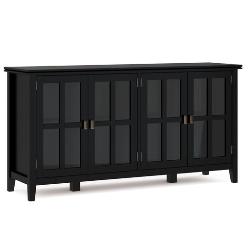 Artisan 66 Inch Wide Solid Wood 4 Door Storage Cabinet