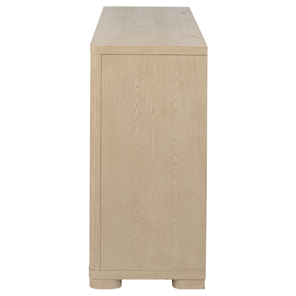 Mirador Light Elm 6-Drawer Bedroom Dresser
