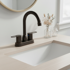 2 Handles Bathroom Sink Faucet in Oil Rubbed Bronze