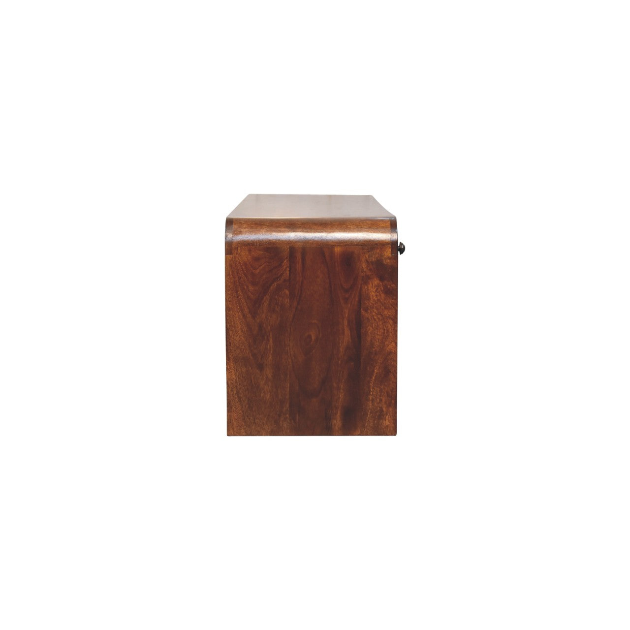 Solid Wood Aspen Slim Media Unit, 3-Drawers, Open Slot