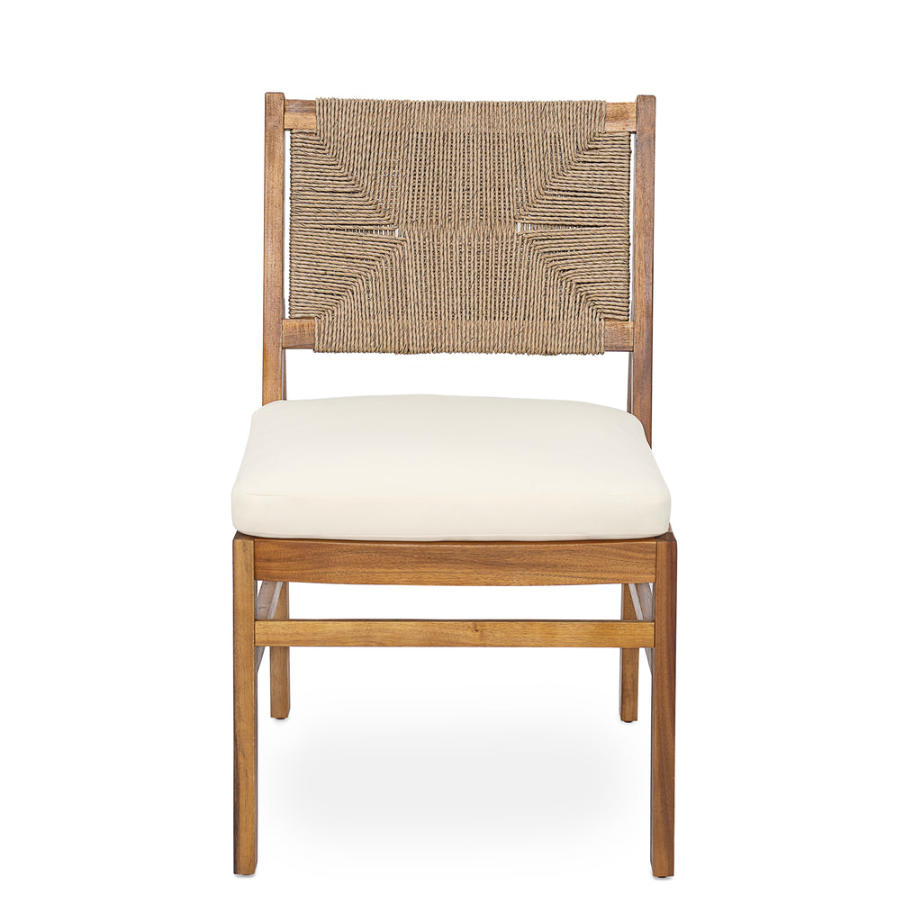5 Piece Acacia Wood Outdoor Patio Dining Set