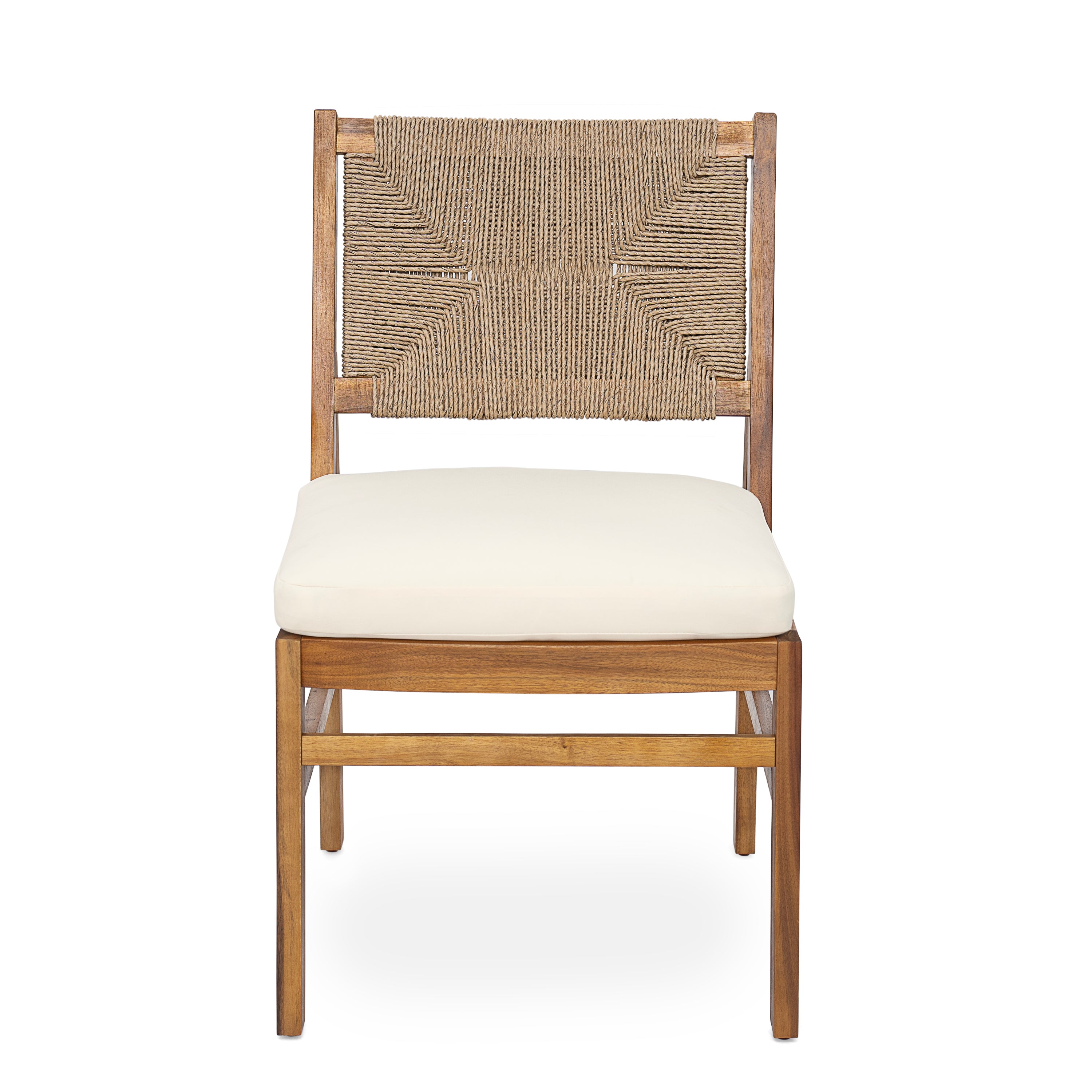 5 Piece Acacia Wood Outdoor Patio Dining Set