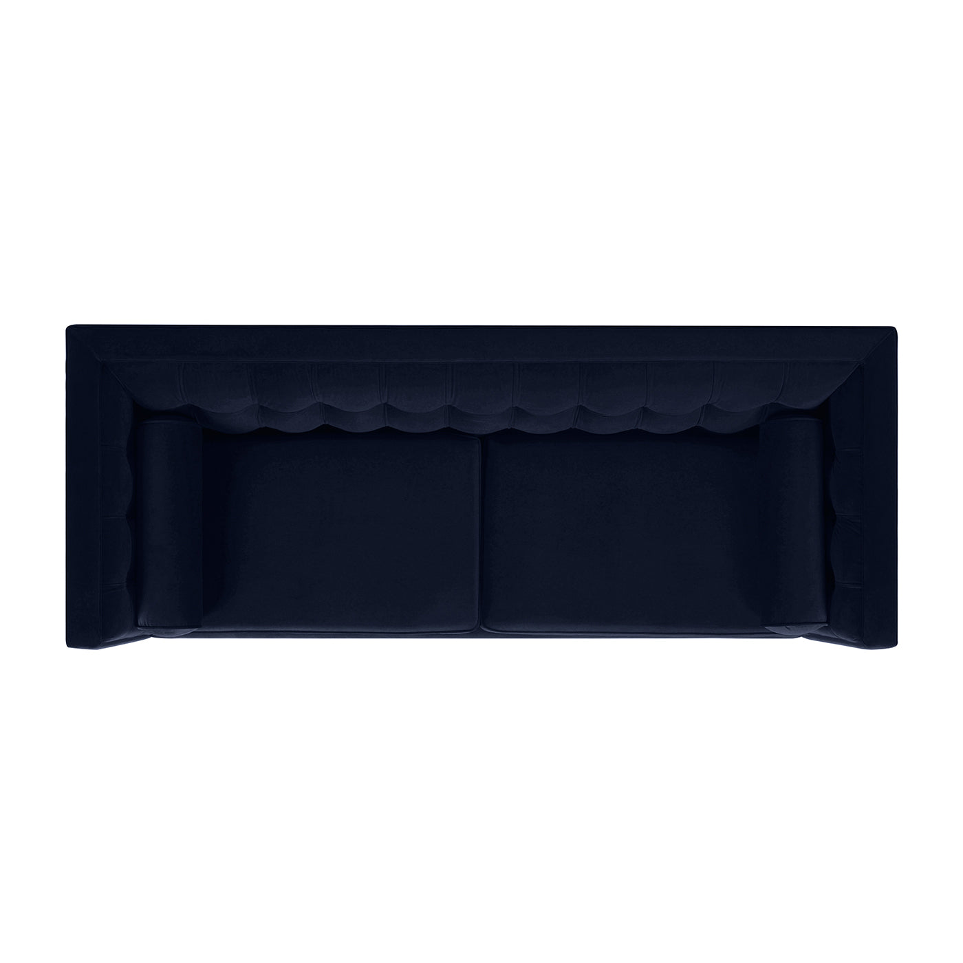 Jack 84" Modern Tuxedo Tufted Sofa, Dark