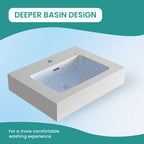 Integrated Solid Surface Basin - Glossy White