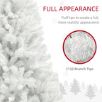 HOMCOM 9ft Tall Artificial Christmas Tree