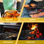BBQ Gloves – 1472°F Heat Resistant Fireproof Mitts