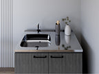 Utility Sink Cabinet Burwood, Kitchen, Smokey