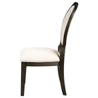 Fulton Dark Cocoa Oval Back Dining Side Chair Set (2 of Set)