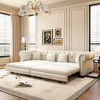 Chesterfield Sofa - 3-in-1 Pull-Out Sleeper Sofa Bed