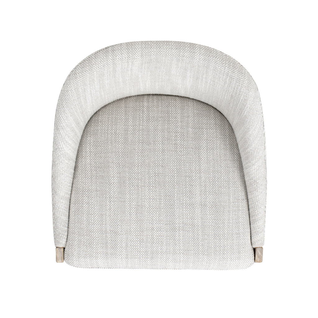 Newport 26.5" Coastal Curved Back Upholstered Counter Stool
