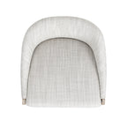 Newport 26.5" Coastal Curved Back Upholstered Counter Stool