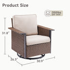 Outdoor Swivel Rocking Chairs