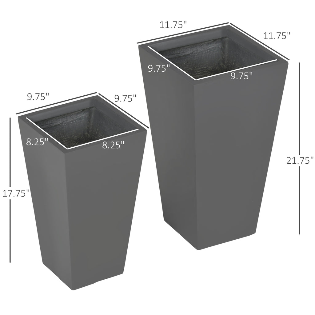 Durable & Stackable Plant Pot Set