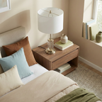 Echo Brushed Nickel Table Lamp