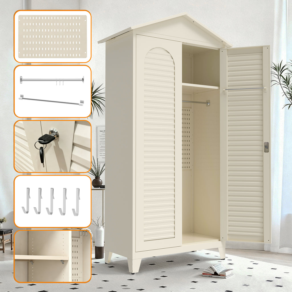 Spire79.1'' Tall Metal Tool Storage Cabinet