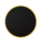 Modern Faux Leather Nesting Round Coffee Table Set