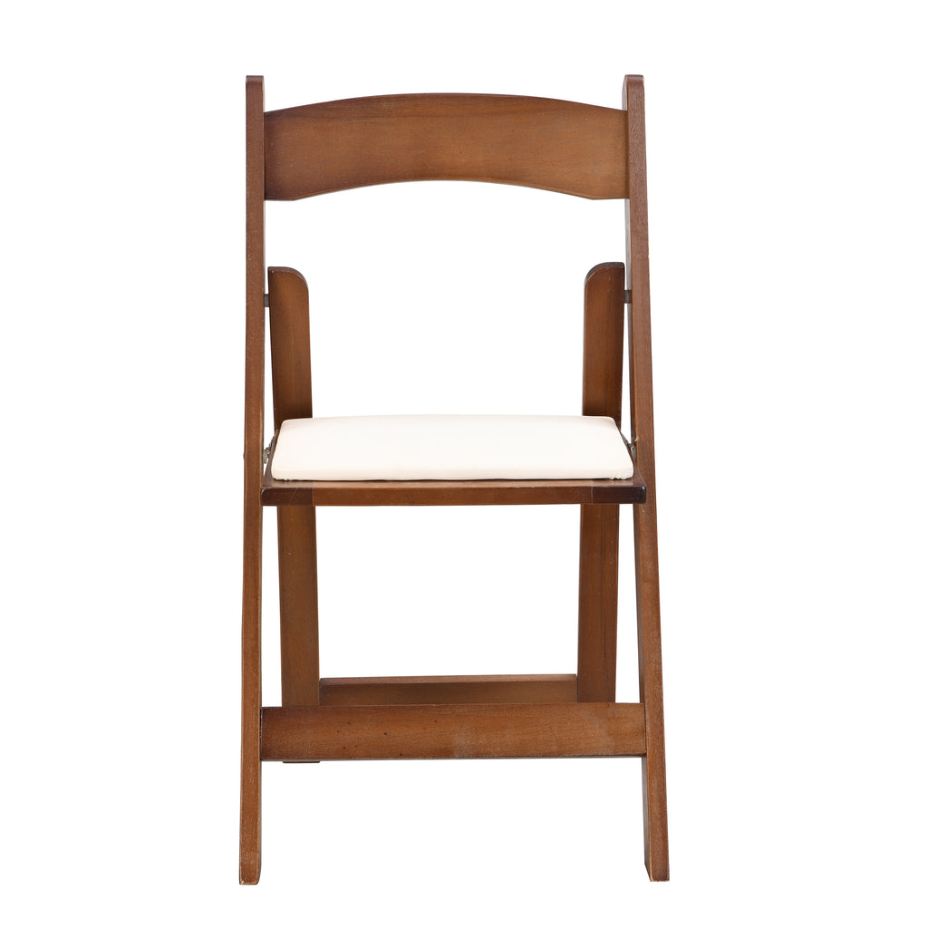 Upholstered Folding Chair Set (4PCS)