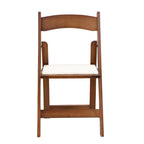 Upholstered Folding Chair Set (4PCS)