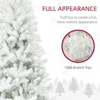 HOMCOM 6ft Tall Artificial Christmas Tree