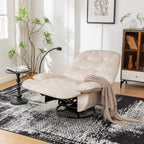 Ivory Recliner with Mobile Phone Holder