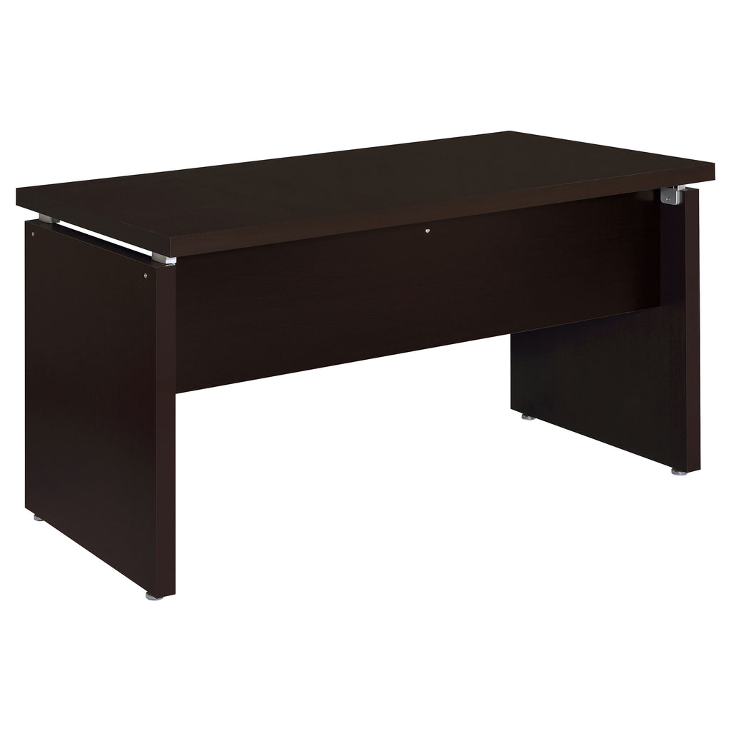 Ulloa Cappuccino 83-Inch L-Shaped Office Computer Desk