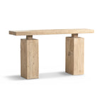 Calder 60" Solid Reclaimed Elm Plinth Console Table