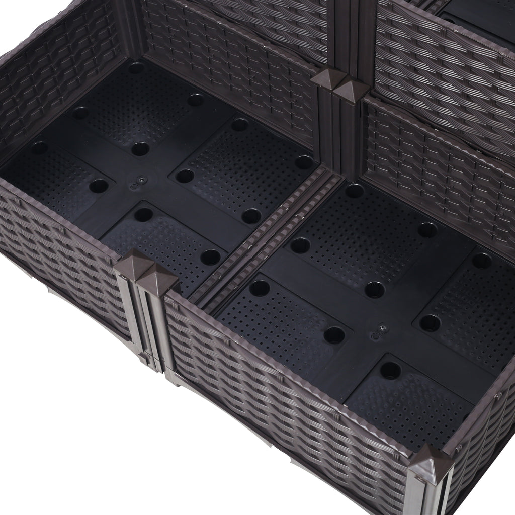 4 Piece Raised Garden Bed with Legs