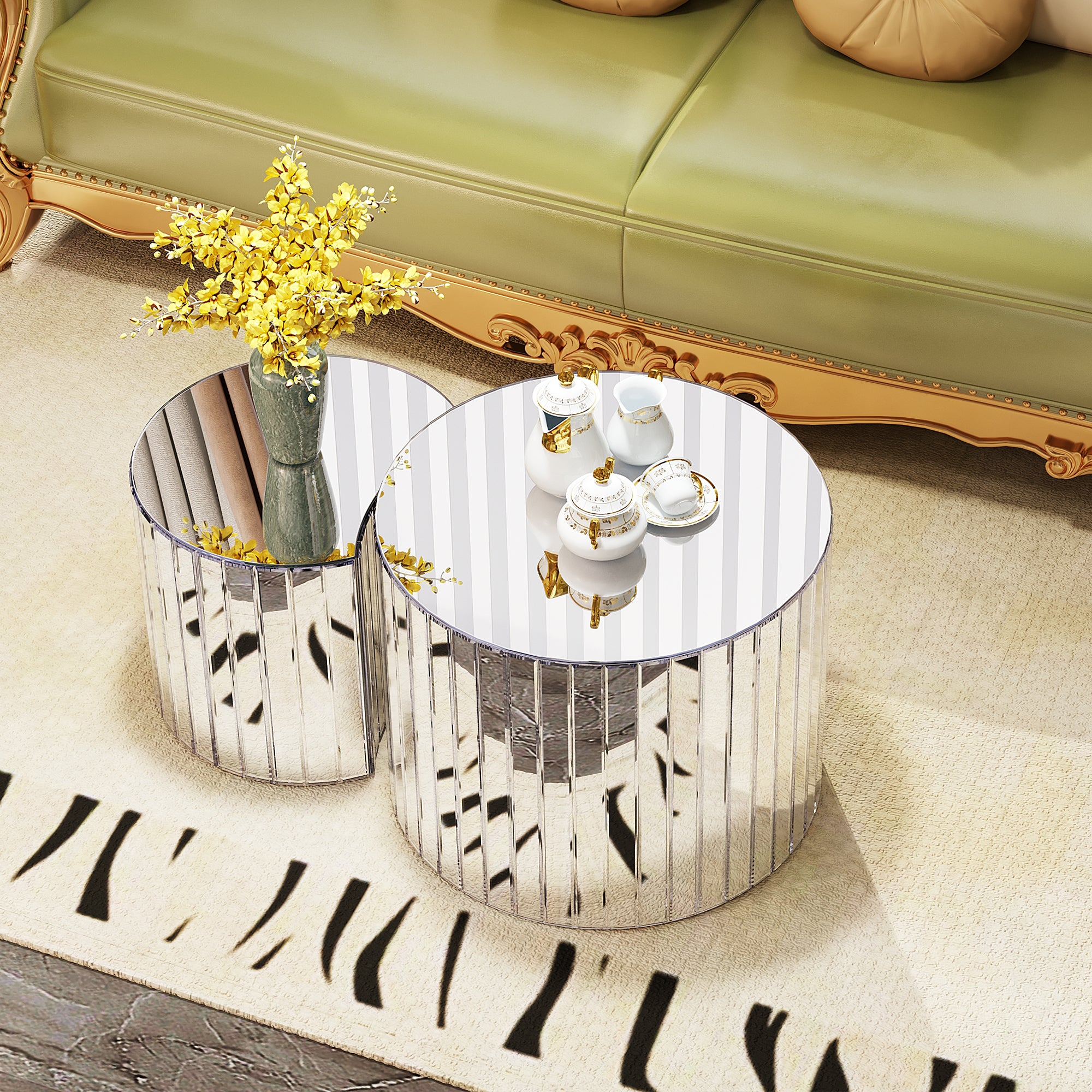 Luxury Mirror Coffee Table