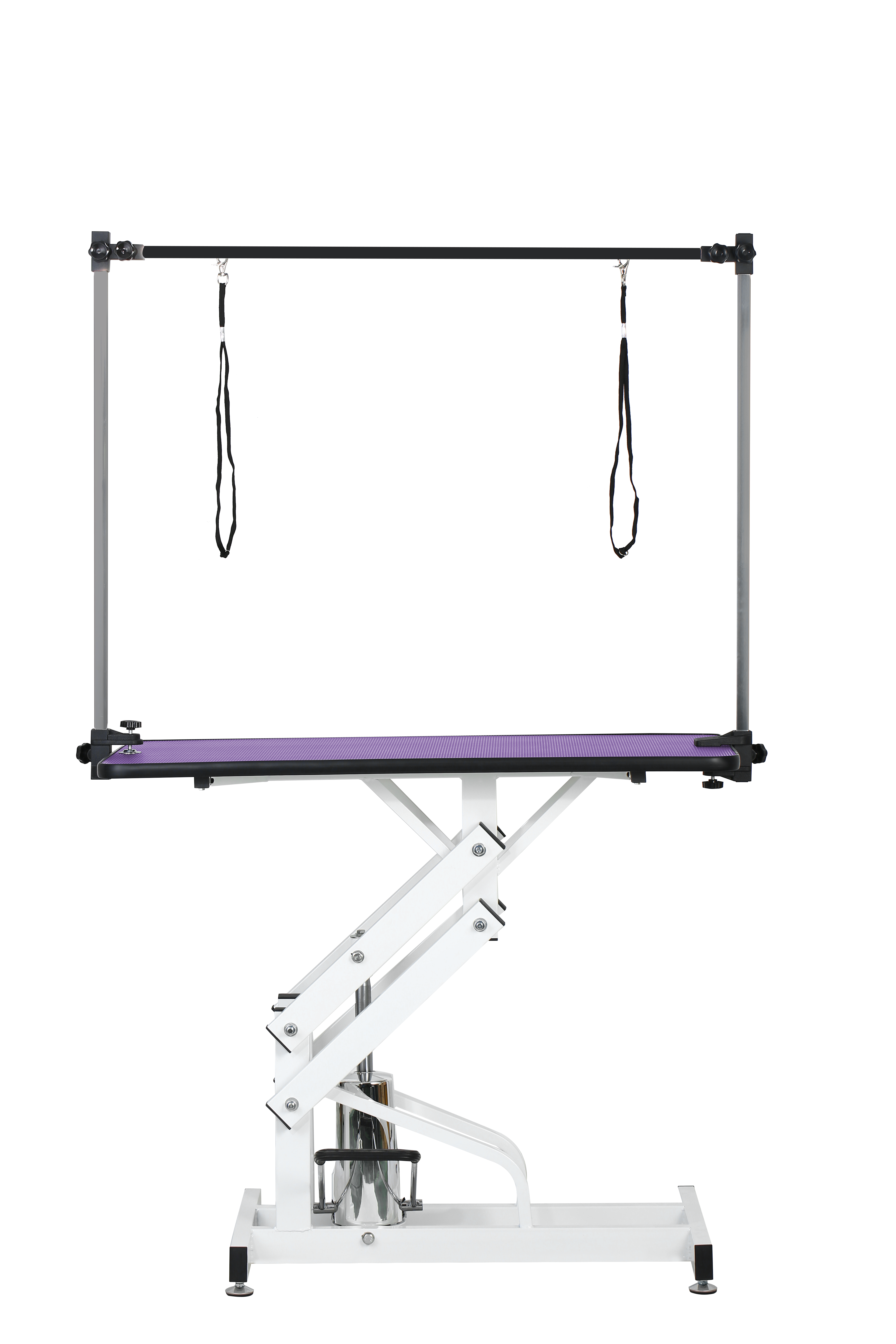 42.5-Inch Hydraulic Pet Grooming Table With "H" Arm